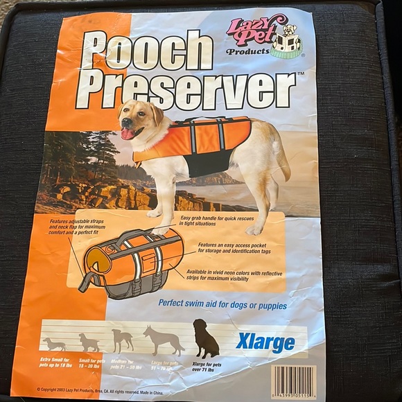 Lazy Pet pooch preserver! NEW! Size XL - Picture 1 of 5